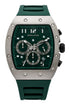 Police Tonneau Green Dial Men's Watch