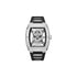 Police Cranium Men's Skeleton Dial Stainless Steel Watch