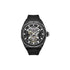 Police Dayton Men's Automatic Skeleton Dial Stainless Steel Watch