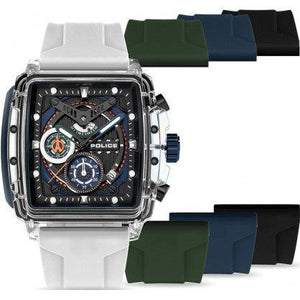 Police Gents Clout Black Dial Box Set Watch