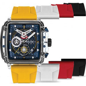 Police Gents Clout Blue Dial Box Set Watch