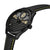 Police Gents Grille Black Leather Strap