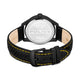 Police Gents Grille Black Leather Strap