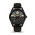 Police Gents Grille Black Leather Strap