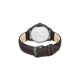 Police Gents Grille Dark Brown Leather Strap