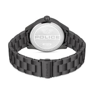 Police Gents Grille Gun Metal Bracelet