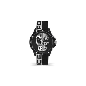 Police Gents Wing Sketch Black Silicone with Screen Print