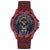 Police Gents Wing Sketch Red Silicone with Screen Print