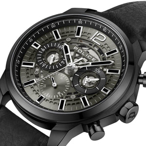 Police Menelik Multifunction Leather Strap