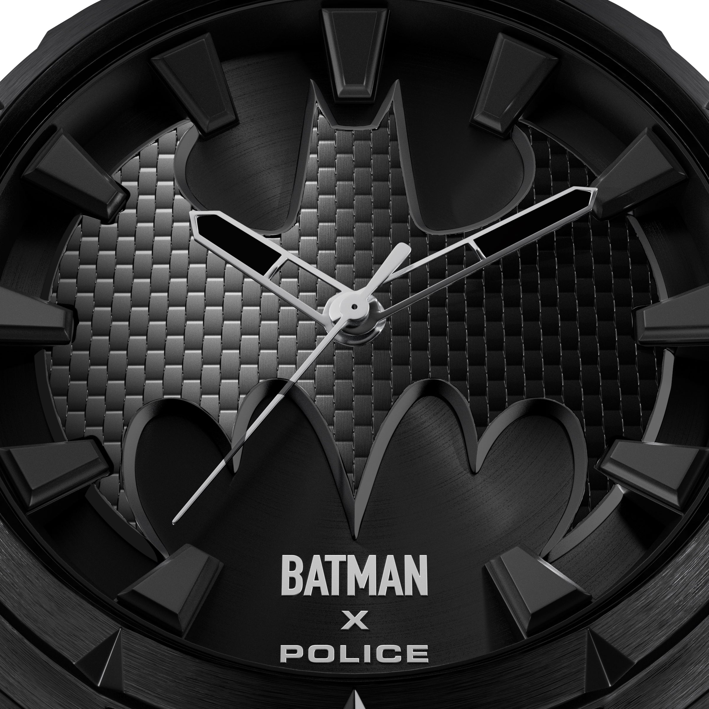 Police Men's The Bat Limited Edition Black Batman Carbon Fiber