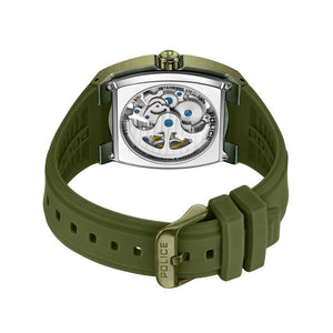 Police Skeletor 3 Hands-Automatic Silicone Strap