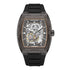 Police Skeletor Grey Dial Black Strap Men's Automatic Watch