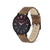 Police Tasman 3 Hands, Brown Leather Strap