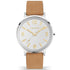 Police Tasman 3 Hands, Tan Leather Strap