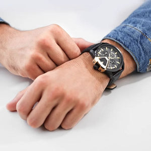Police Underlined Multifunction Leather Strap