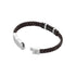 Police Wavebreaker Black Leather Police Bracelet