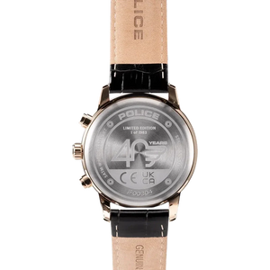 The Anniversary Collection Watch And Bracelet Gift Set By Police For Men PEWJF0030401SETB